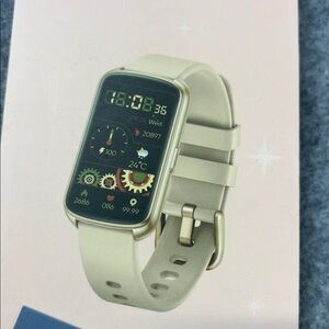 Smart Watch with Black Band